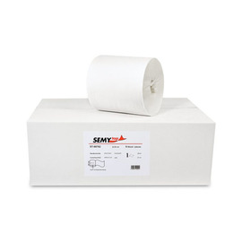 towel roll SEMItop cellulose 1 ply bright white 200 mm product photo