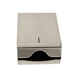 paper towel dispenser stainless steel 250 mm  x 125 mm  H 330 mm product photo