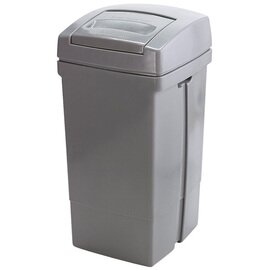 sanitary towel collector bins 70 l plastic grey lift-lid  L 415 mm  B 415 mm  H 670 mm product photo