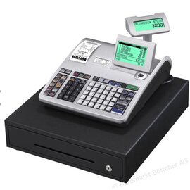 cash register Casio SE-S400SB-SR-FIS black silver coloured  L 330 mm product photo