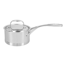 sauepan 1 ltr stainless steel with lid | suitable for induction Ø 140 mm product photo