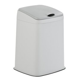 waste container 70 l plastic grey lift-lid  L 435 mm  B 385 mm  H 600 mm product photo