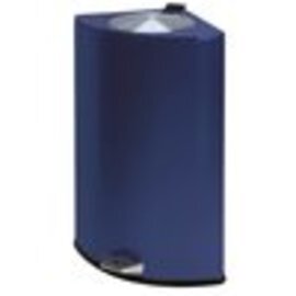 pedal bin Quatro aluminium 46 ltr blue damping lid product photo