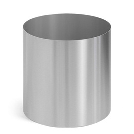 Flower pot, stainless steel, matt, round, Ø 380 mm, H 380 mm product photo