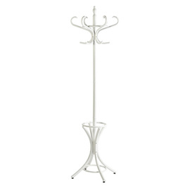 coat rack Bistro white with umbrella holder product photo