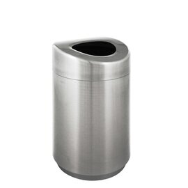 waste container 120 ltr stainless steel aperture on top matt Ø 508 mm  H 850 mm product photo