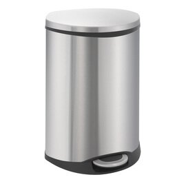 pedal bin SHELL RECYCLING BIN, EKO stainless steel 44 ltr damping lid  • matt product photo