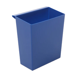 Blue PP insert container for rectangular conical wastepaper basket, 21 + 27 liters product photo