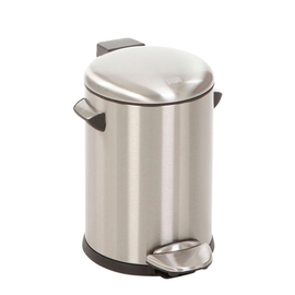 pedal bin Belle Deluxe 3 ltr stainless steel matt round Ø 167 mm H 262 mm incl. inner bin product photo