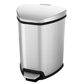 pedal bin Grace 5 ltr stainless steel matt triangular H 290 mm incl. inner bin product photo