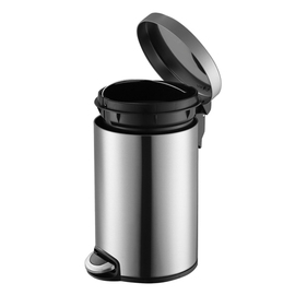 pedal bin Serene 12 ltr stainless steel matt round Ø 248 mm H 400 mm incl. inner bin product photo  S