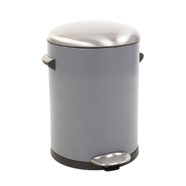 pedal bin Belle Deluxe 3 ltr grey round Ø 167 mm H 262 mm incl. inner bin product photo