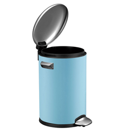 pedal bin Belle Deluxe 3 ltr light blue round Ø 167 mm H 262 mm incl. inner bin product photo  S