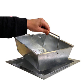 bottom ashtray THE DROPPIT Basic incl. key | 340 mm x 340 mm H 160 mm product photo  S