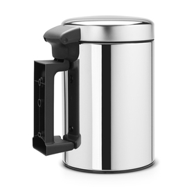 wall bin NewIcon 3 ltr stainless steel shiny product photo  S