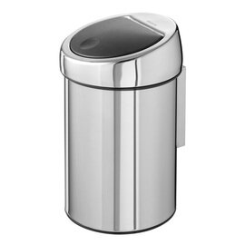 wall bin 3 ltr stainless steel touch lid Ø 185 mm  H 280 mm product photo