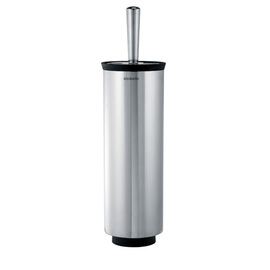 toilet brush with holder stainless steel shiny product photo