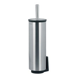 toilet brush with holder stainless steel matt product photo  S