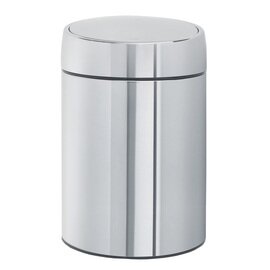 wall bin Slide Bin 5 ltr stainless steel touch lid Ø 200 mm  H 320 mm product photo