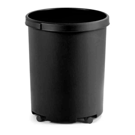 4 black plastic rolls for 50 liter wastebasket product photo  S