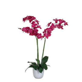 artificial flower phalaenopsis orchid purple with planter H 1000 mm product photo