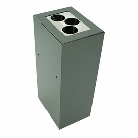 litter bin | waste separator VB 191239 steel grey modular L 263 mm W 335 mm H 700 mm product photo  S