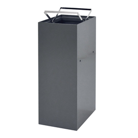 litter bin | waste separator VB 191239 steel grey modular L 263 mm W 335 mm H 700 mm product photo  S
