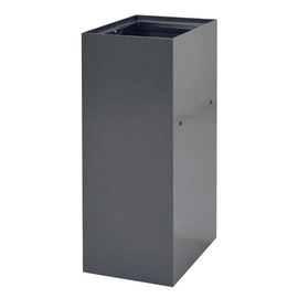 litter bin | waste separator VB 191239 steel grey modular L 263 mm W 335 mm H 700 mm product photo