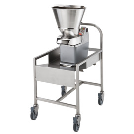 Vegetable cutting machine TR210 with trolley and hopper 500 watts | 140 - 750 rpm product photo