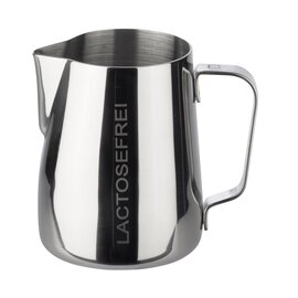 frothing jug stainless steel inscription "lactose free" 350 ml product photo