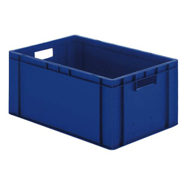 stackable container Rainbow Line Euronorm PP blue closed 51 ltr | 600 mm x 400 mm H 270 mm product photo