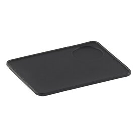 pressing mat S plastic silicone black 200 mm 150 mm  H 3 mm product photo