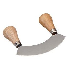 herbal knife curved blade single-edged smooth cut  L 14 cm product photo
