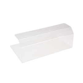 tray protection shield acrylic L 500 mm x 160 mm H 310 mm product photo