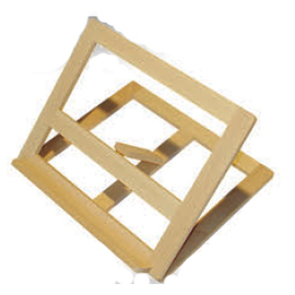 Cookbook keeper | rectangular wood 340 mm x 270 mm product photo