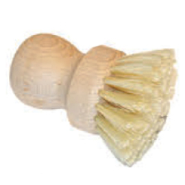 mushroom brush | bristles made of horse hair product photo