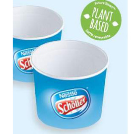 sundae dish Schöller 160 ml paperboard blue with lettering product photo