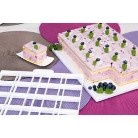 cake divider | dough cutter plastic rectangular L 360 mm 300 mm product photo  S