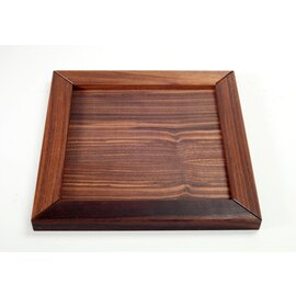 wooden tray wood oiled | square 260 mm  x 260 mm product photo