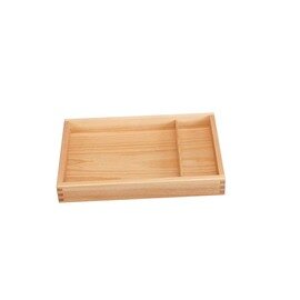 bread board set wooden tray|3 porcelain bowls wood dark  L 300 mm  B 205 mm product photo