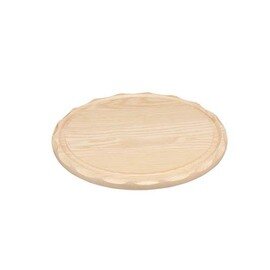wooden serving plate with juice rim  Ø 340 mm  H 20 mm product photo