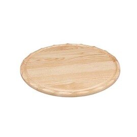 wooden serving plate with juice rim  Ø 440 mm  H 20 mm product photo