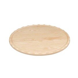 wooden serving plate with juice rim  Ø 540 mm  H 20 mm product photo