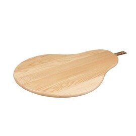 wooden serving plate BIRNE | 680 mm  x 450 mm  H 20 mm product photo