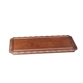 wooden serving plate  • dark with juice rim | 560 mm  x 250 mm  H 20 mm product photo