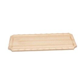 wooden serving plate  • bright with juice rim | 560 mm  x 250 mm  H 20 mm product photo