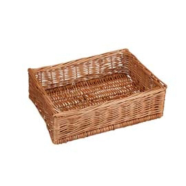 wicker basket 400 mm W 300 mm H 120 mm product photo