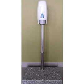 disinfectant stand with dispenser with manual operation H 1000 mm product photo  S