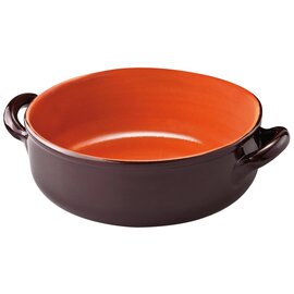 pot Linea 1870 0.4 ltr clay stoneware brown  Ø 120 mm  H 50 mm  | 2 handles product photo