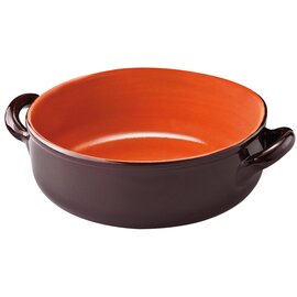 pot Linea 1870 5.8 ltr clay stoneware brown  Ø 330 mm  H 100 mm  | 2 handles product photo
